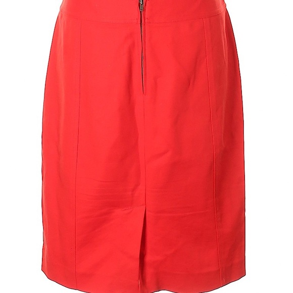 Gallia Moda stretch skirt — in orange red - Picture 2 of 3
